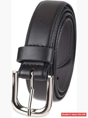 Plus Size Work Dress Belt 1 3/8 Inch Width Leather-Like Material